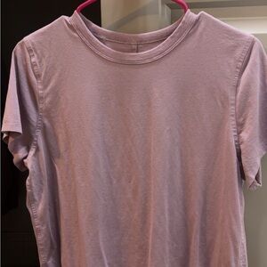 lululemon athletica Lavender Short Sleeve Tee